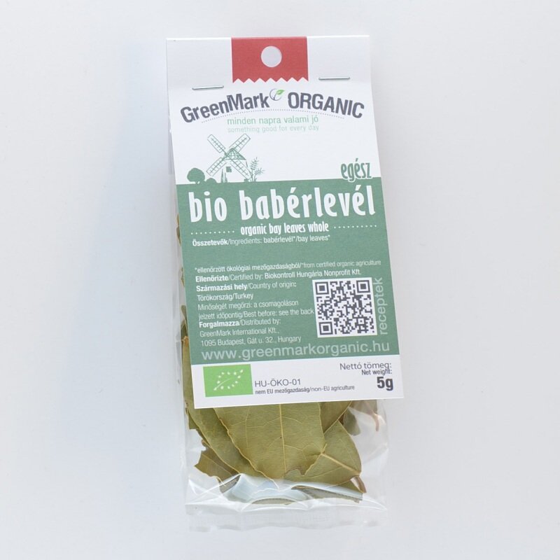 Greenmark organický bobkový list celý 5 g - 40795