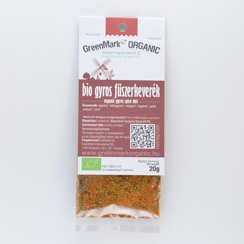 Greenmark organická zmes korenia na gyros 20 g - 27517