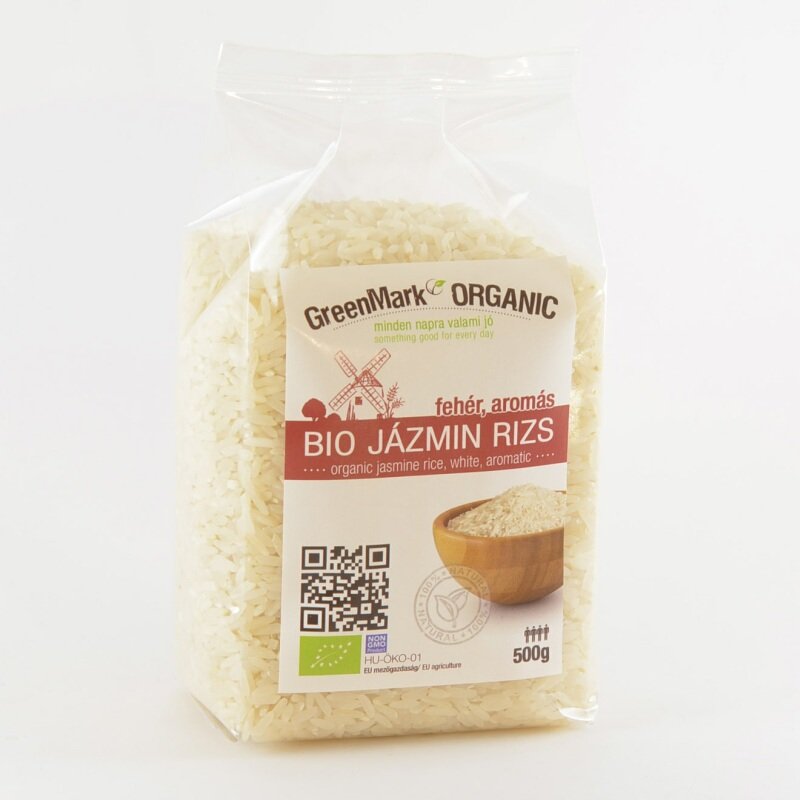 Greenmark bio jazmínová ryža biela 500 g - 48145