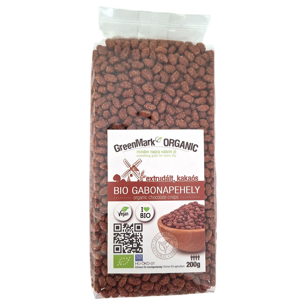 Greenmark organické extrudované cereálie s kakaom 200 g - 96481