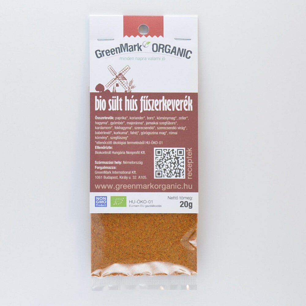 Greenmark organická zmes korenia na pečené mäso 20 g - 27646