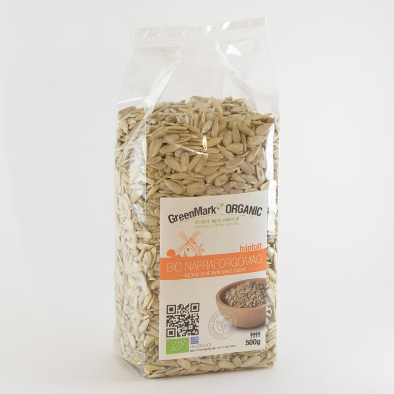 Greenmark organické slnečnicové lúpané semená 500 g - 26806