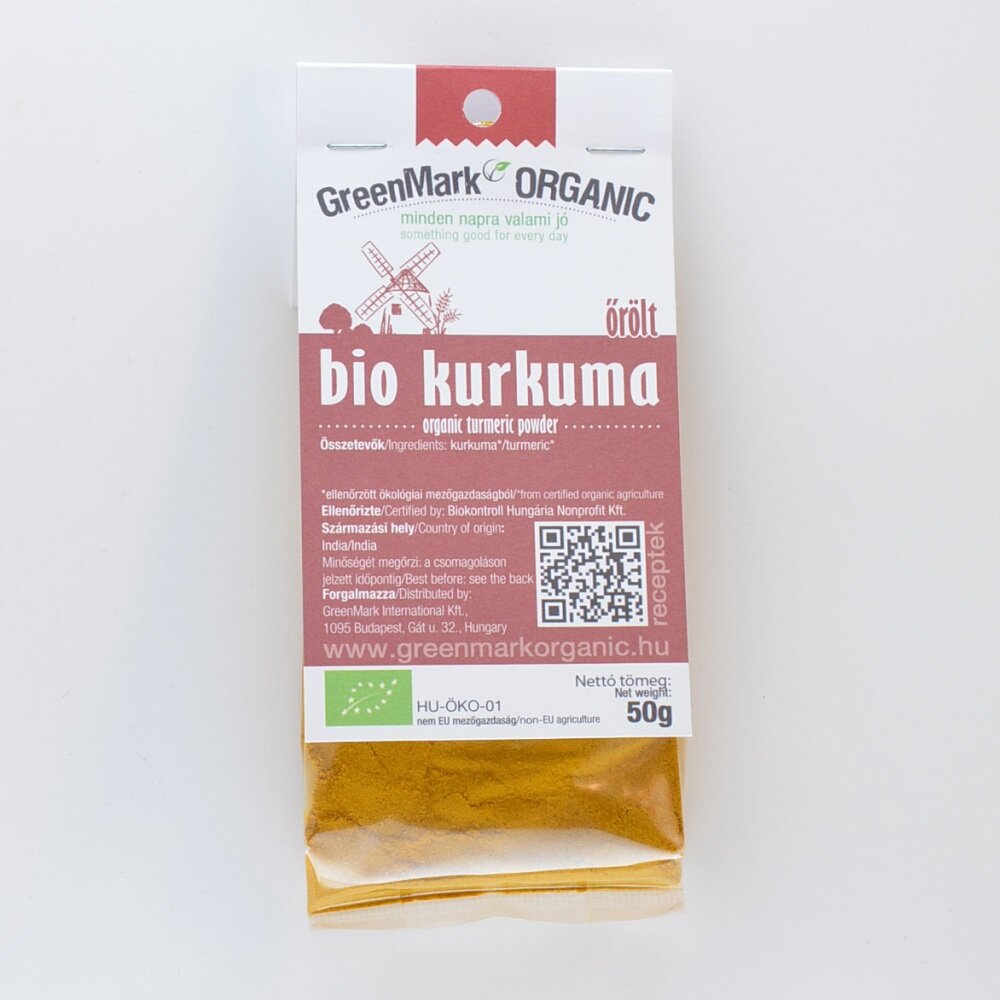 Greenmark organická mletá kurkuma 50 g - 87633