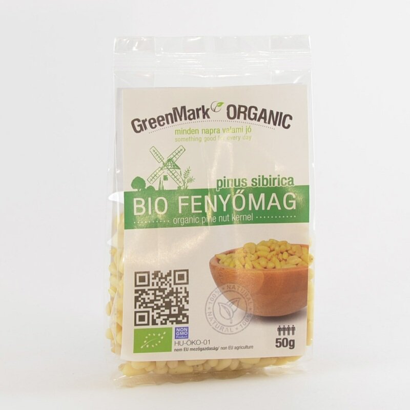 Greenmark bio píniové oriešky 50 g - 55320