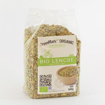 Greenmark bio šošovica zelená 500 g - 26792