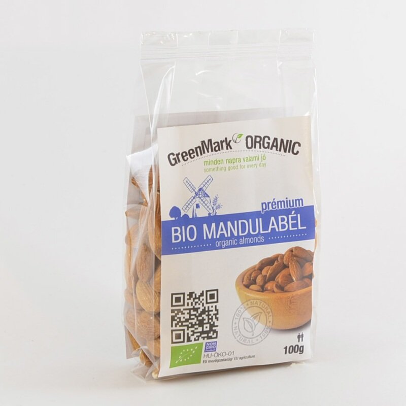 Greenmark organická mandľové jadrá 100 g - 57066