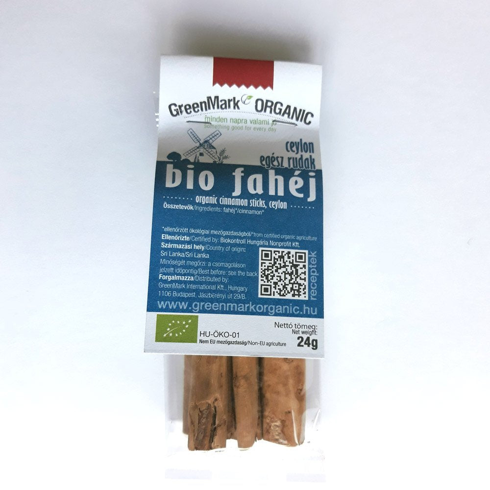 Greenmark organická celá cejlónska škorica 24 g - 85393