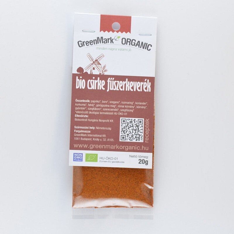 Greenmark organická zmes korenia na kurčatá 20 g - 27388