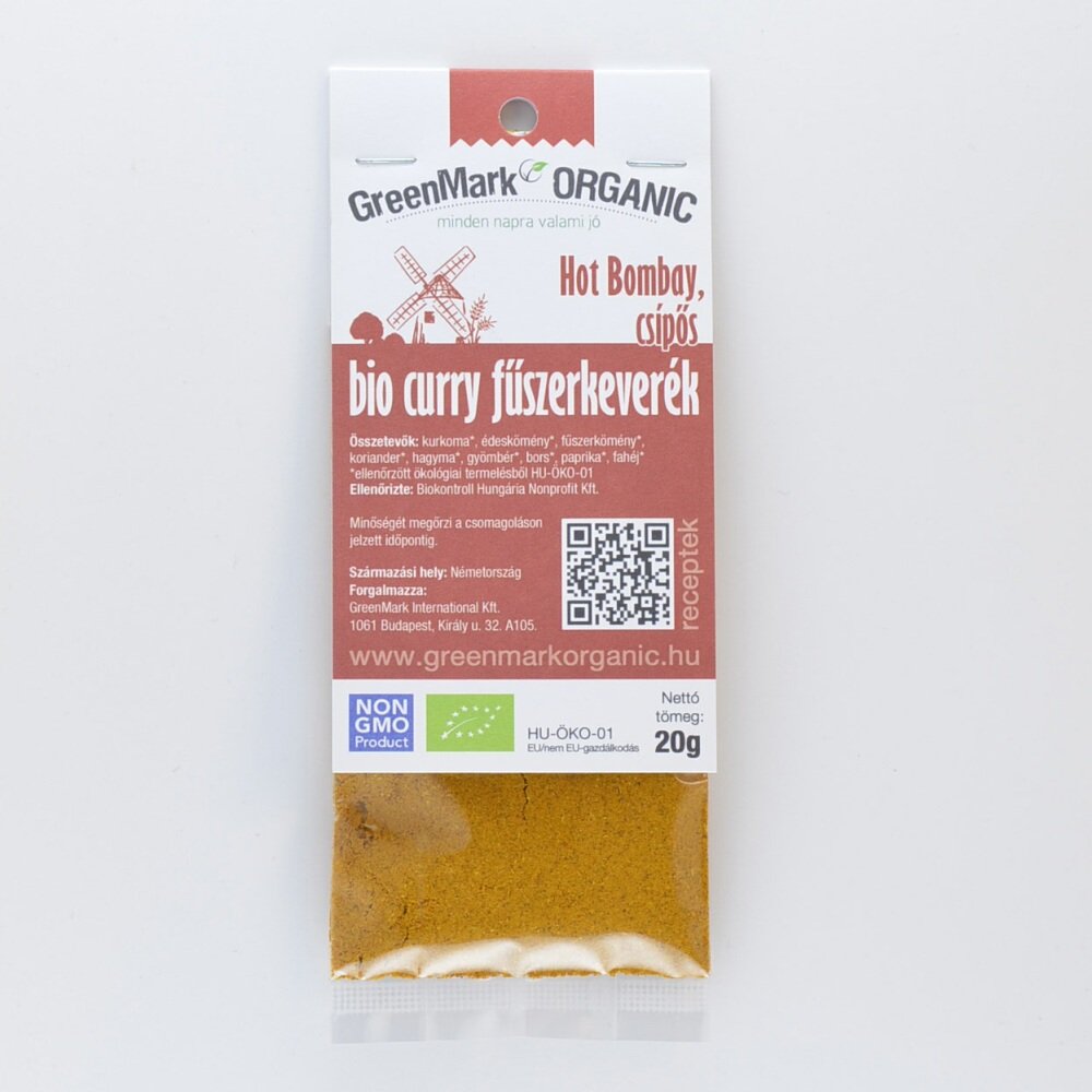 Greenmark organická zmes kari korenia chilli indická 20 g - 40794