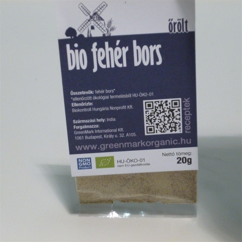 Greenmark organické biele mleté korenie 20 g - 27365
