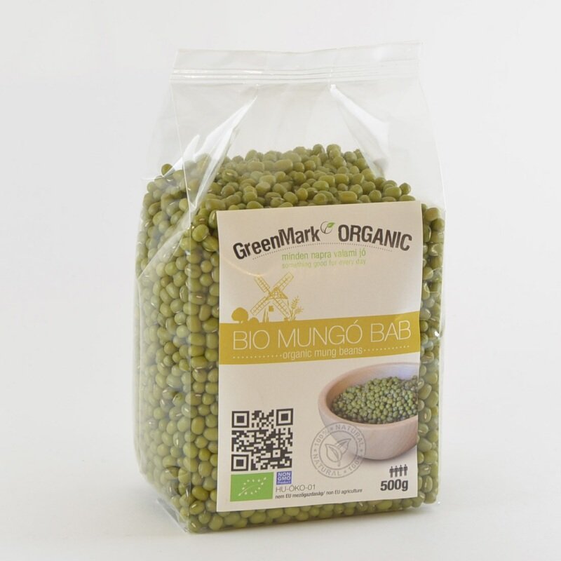 Greenmark bio fazuľa mungo 500 g - 26760