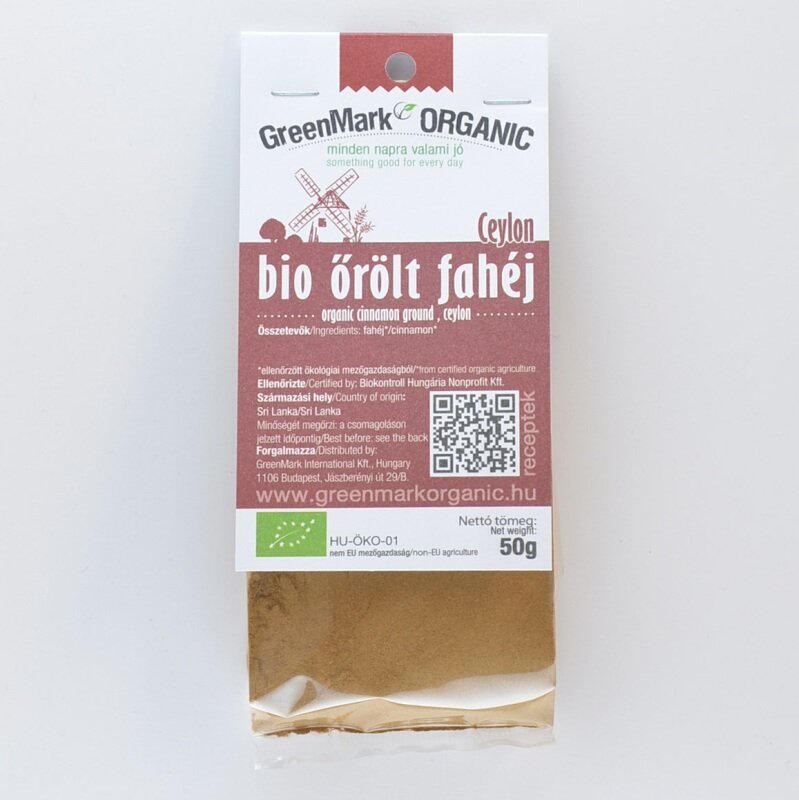 Greenmark organická mletá škorica 50 g - 54464