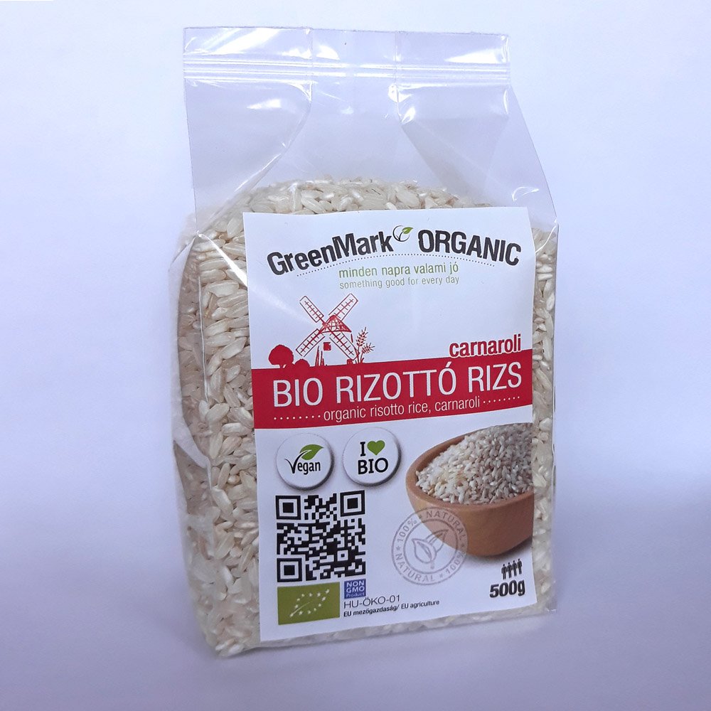 Greenmark organická rizotová ryža biela  500 g - 85397