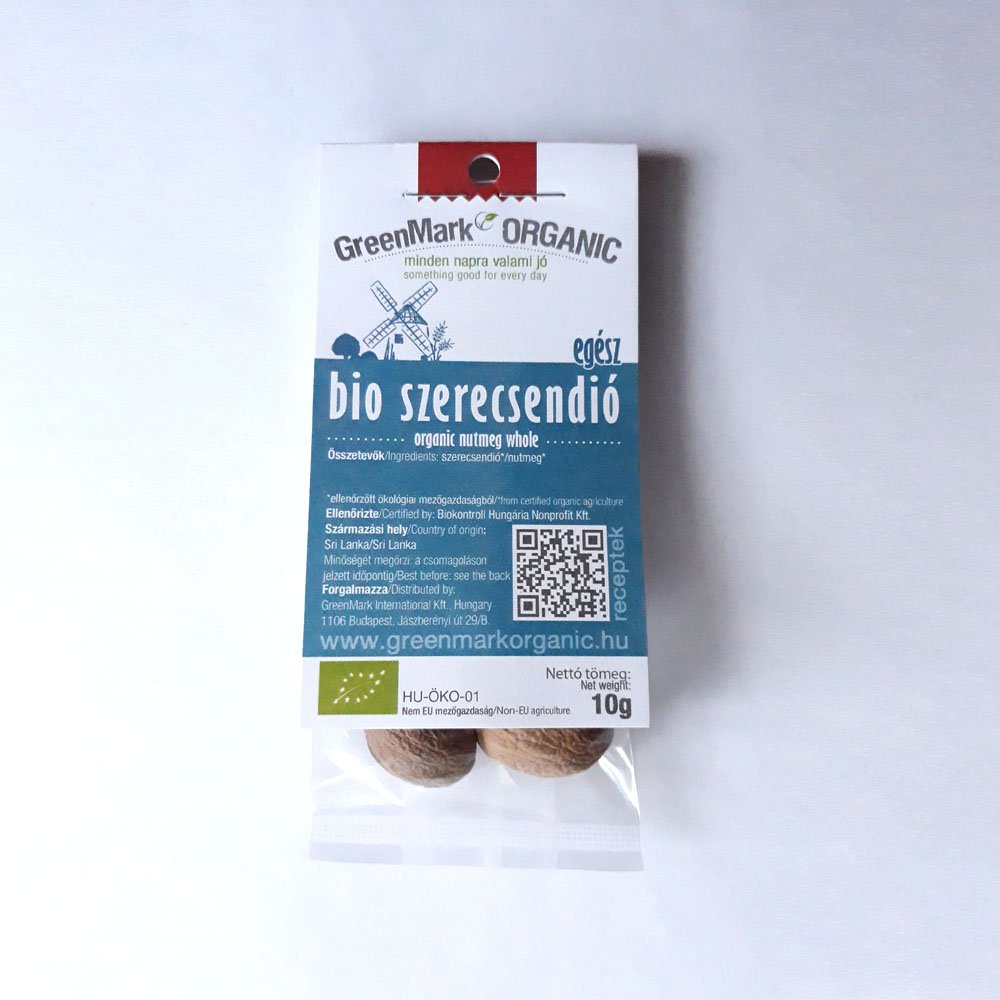 Greenmark organický muškátový oriešok celý 10 g - 90861