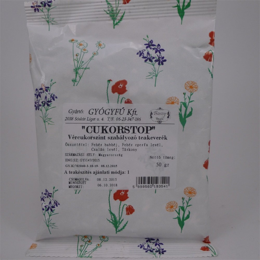 Gyógyfű zmes" Cukor STOP"  na reguláciu cukru v krvi 50 g - 46975