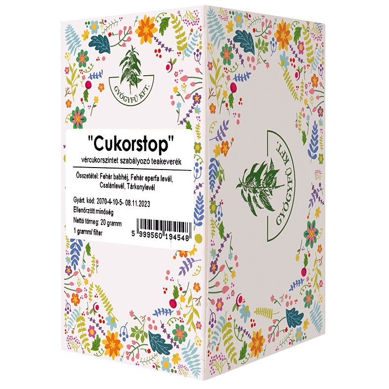 Herb sugar stop (čajová zmes na reguláciu cukru v krvi) 20x1g 20 g - 95255