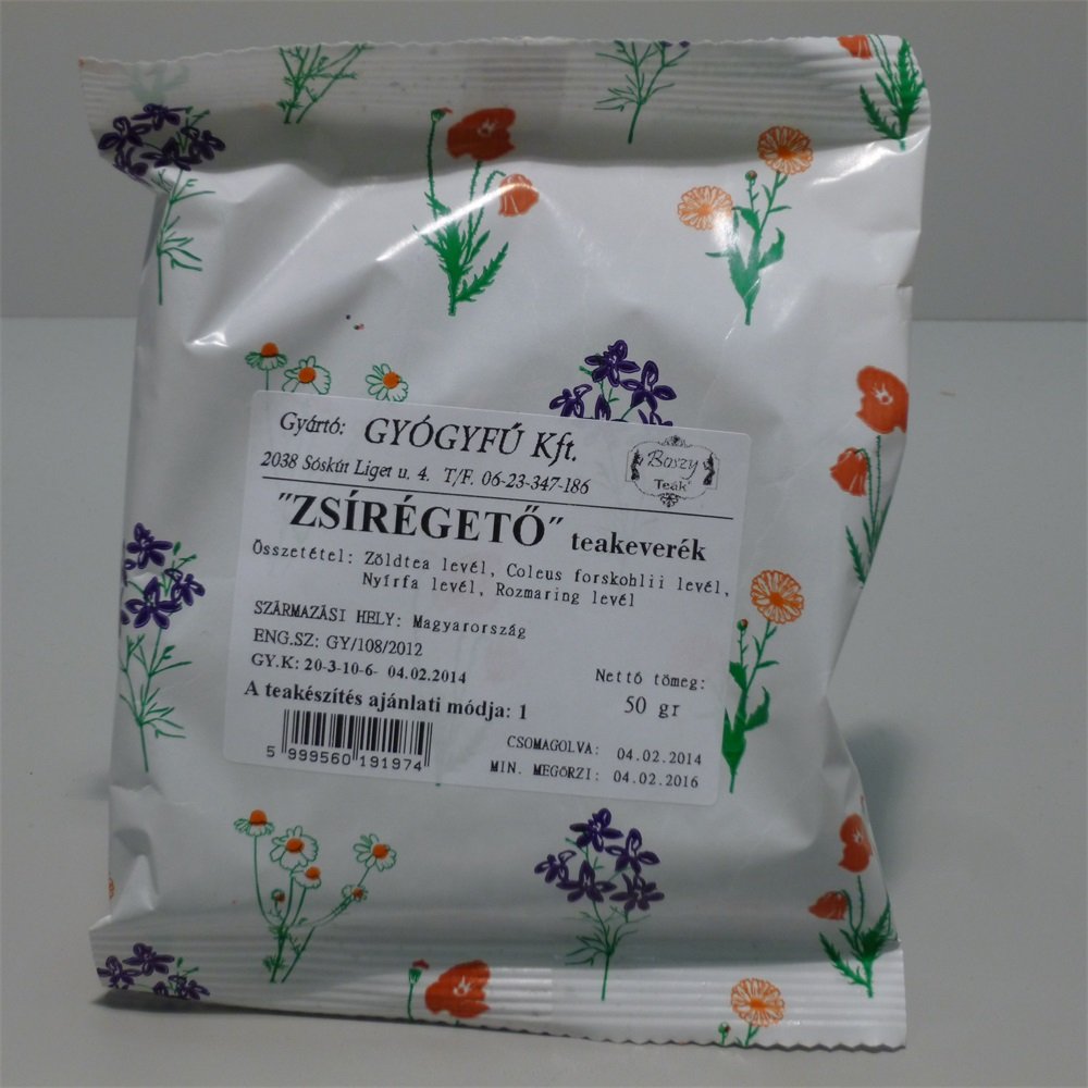 Gyógyfű čajová zmes na spaľovanie tukov 50 g - 27056