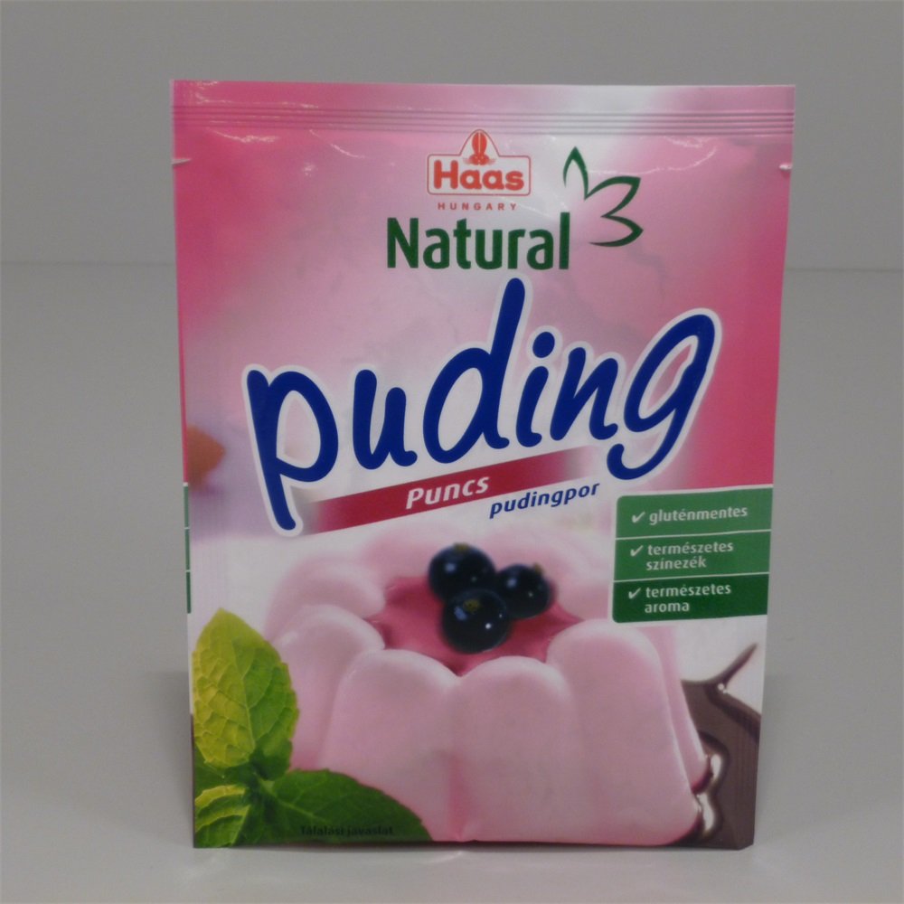 Haas prírodný pudingový prášok punč 40 g - 13554