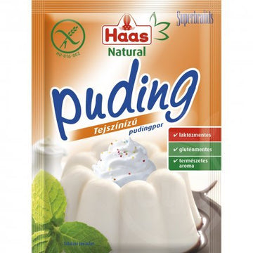 Haas prírodný puding v prášku s príchuťou smotany 40 g - 57216