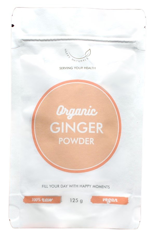 Happy Naturals organický zázvor v prášku 125 g - 91377