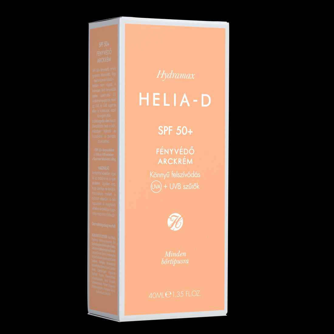 Helia-D hydramax spf50 ochraný opaľovací krém na tvár 40 ml - 92672