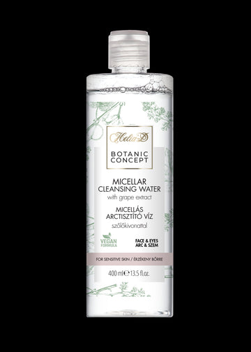 Helia-D botanic concept micelárny čistiaci prípravok na tvár s výťažkom z hrozna 400 ml - 88464