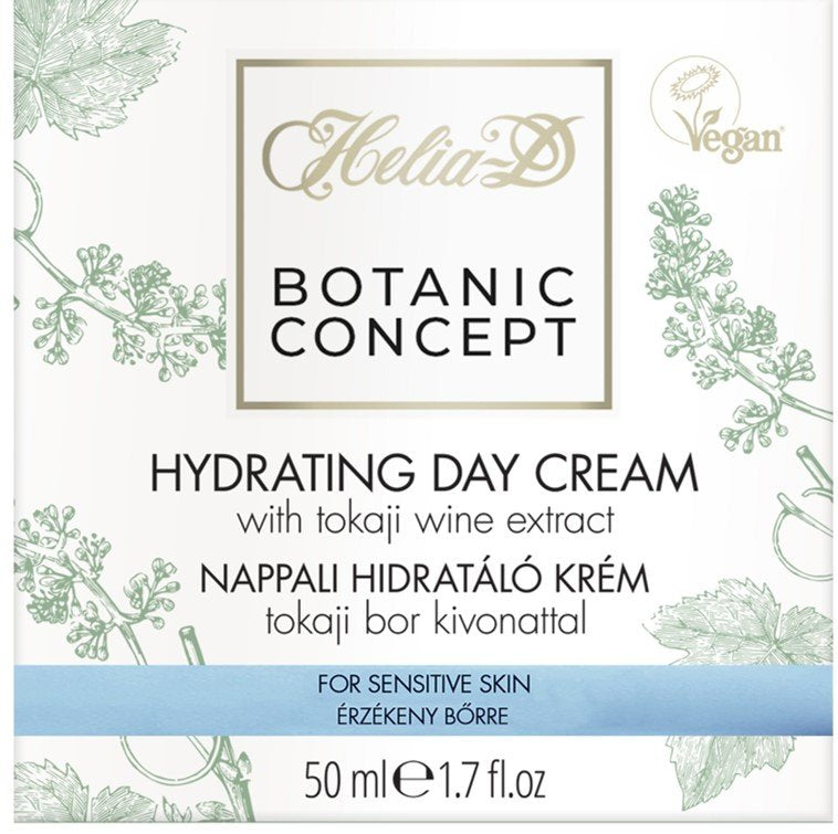 Helia-D Botanic Concept denný hydratačný krém s výťažkom z vína Tokaji pre citlivú pleť 50 ml - 90744