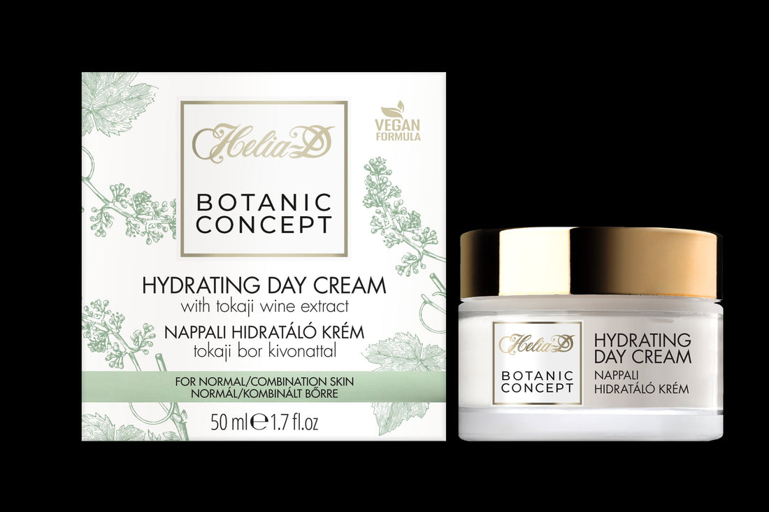 Helia-D botanický koncept denný hydratačný krém s výťažkom z tokajského vína na normálnu, zmiešanú pleť 50 ml - 88462