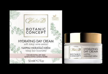 Helia-D botanic concept denný hydratačný krém s výťažkom z vína tokaji na suchú a veľmi suchú pleť 50 ml - 88463