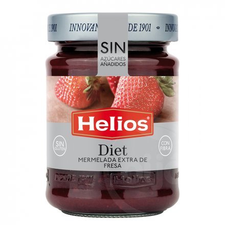 Helios jahodový džem extra so sladidlom 280 g - 58908