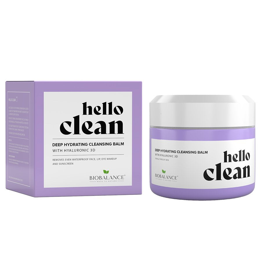 Biobalance hello clean 3v1 hĺbkovo hydratačný čistiaci balzam na tvár 100 ml - 94003