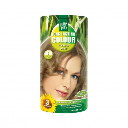 Hennaplus farba na vlasy 7. stredne blond 1 kus - 59415