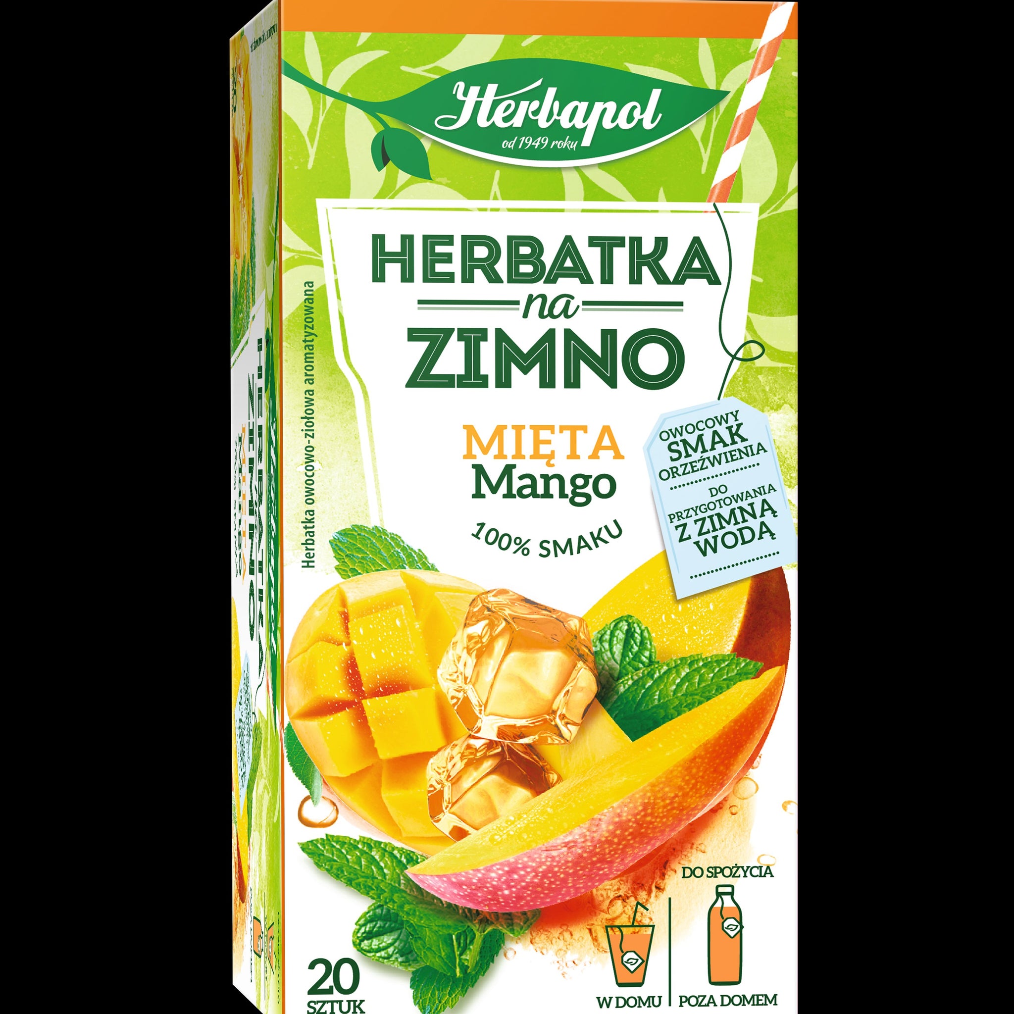 Herbapol mätový mangový čaj 20 kusov - 88236