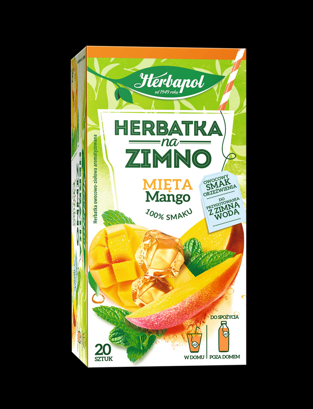 Herbapol mätový mangový čaj 20 kusov - 88236