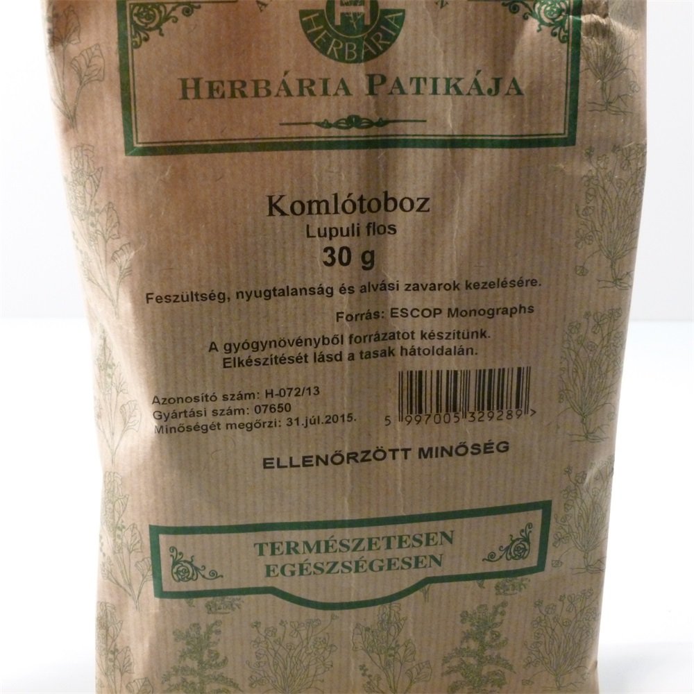 Herbária Chmeľové šištičky čaj  30 g - 18216
