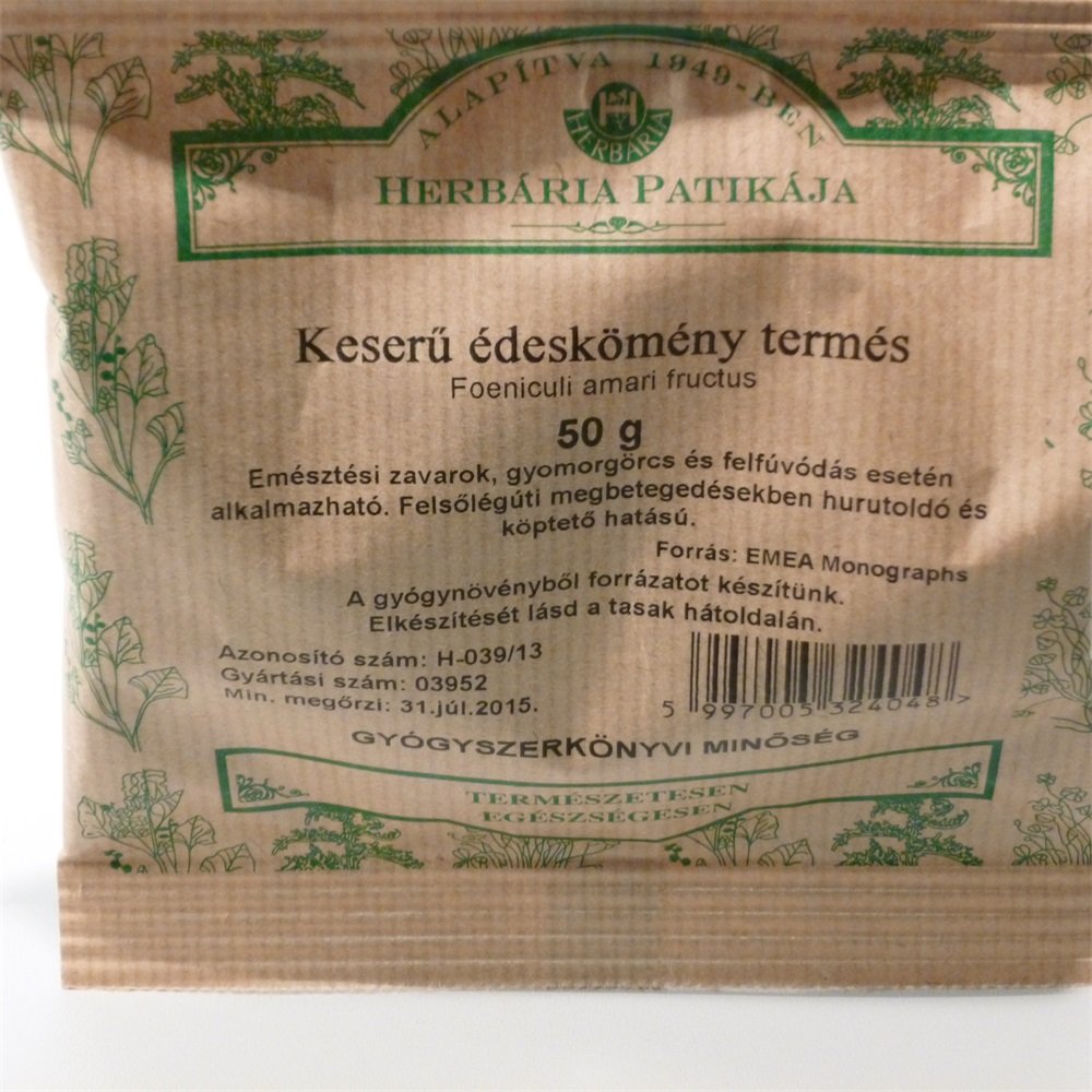 Herbária Čaj z plodov feniklu 50 g - 18204