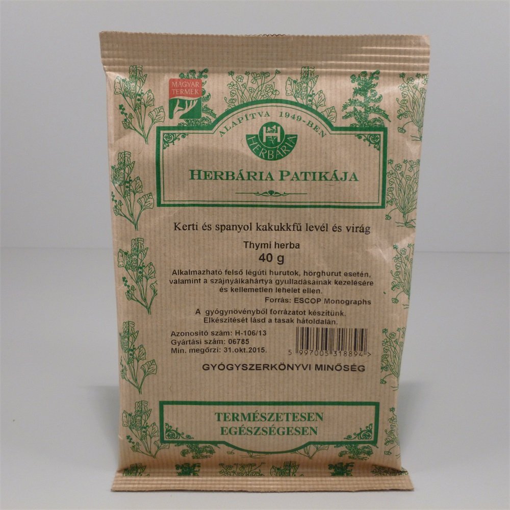 Herbária záhradný tymiánový čaj 40 g - 18214