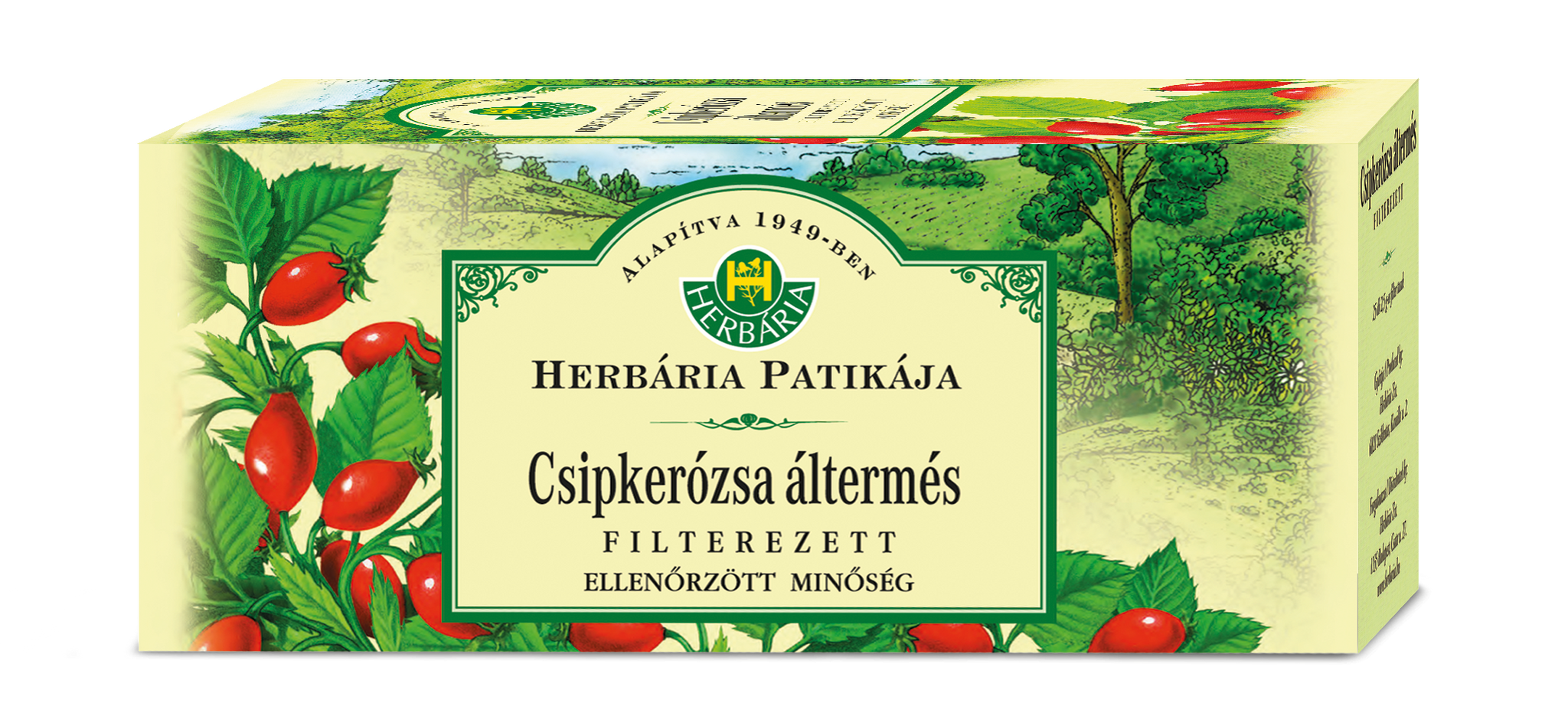 Herbaria šípkový falošný ovocný čaj 25x2,5g 62 g - 96155