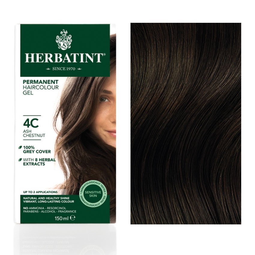 Herbatint 4c popolavá gaštanová farba na vlasy 135 ml - 40247