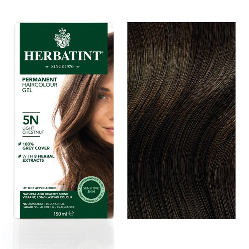 Herbatint 5n svetlá gaštanová farba na vlasy 135 ml - 40238