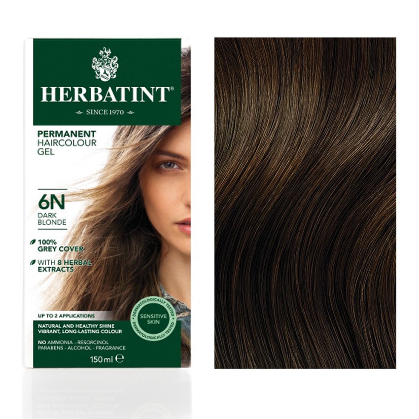 Herbatint 6n tmavá blond farba na vlasy 135 ml - 40240