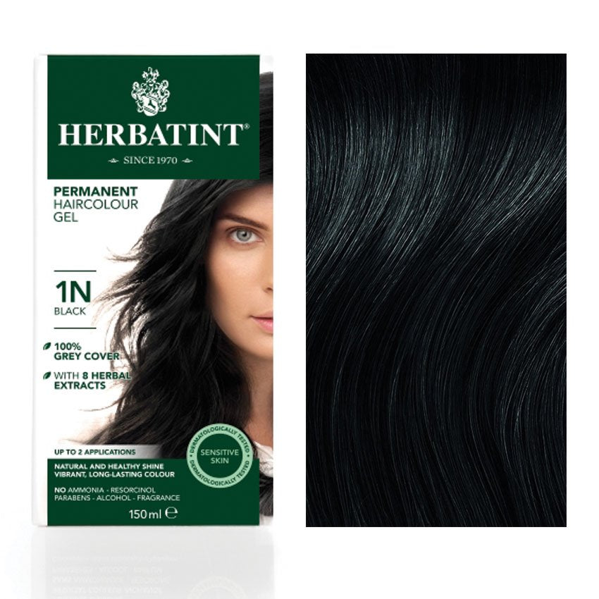 Herbatint 1n čierna farba na vlasy 135 ml - 40233