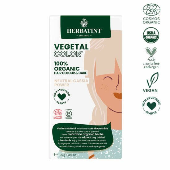 Herbatint rastlinná farba neutrálna kasia farba na vlasy 100 g - 92079