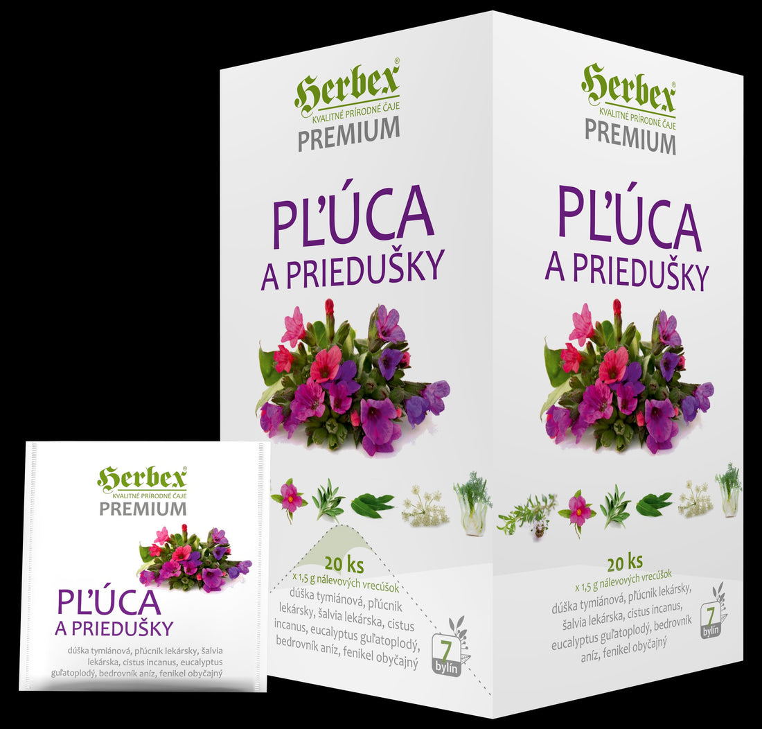 Herbex čaj na pľúca a priedušky 20x1,5g 30 g - 90221