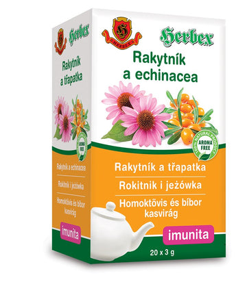 Herbex Rakytník  a echinacea čaj 20x3g 60 g - 43658