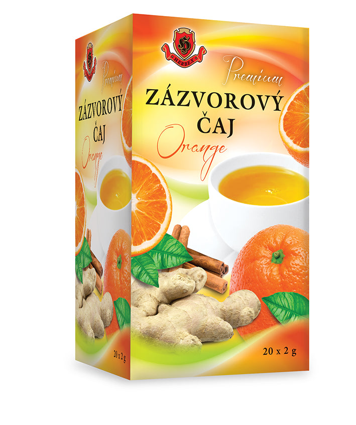 Herbex prémium ginger tea orange 20x2g 40 g