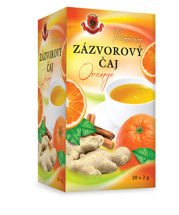 Herbex prémium ginger tea orange 20x2g 40 g
