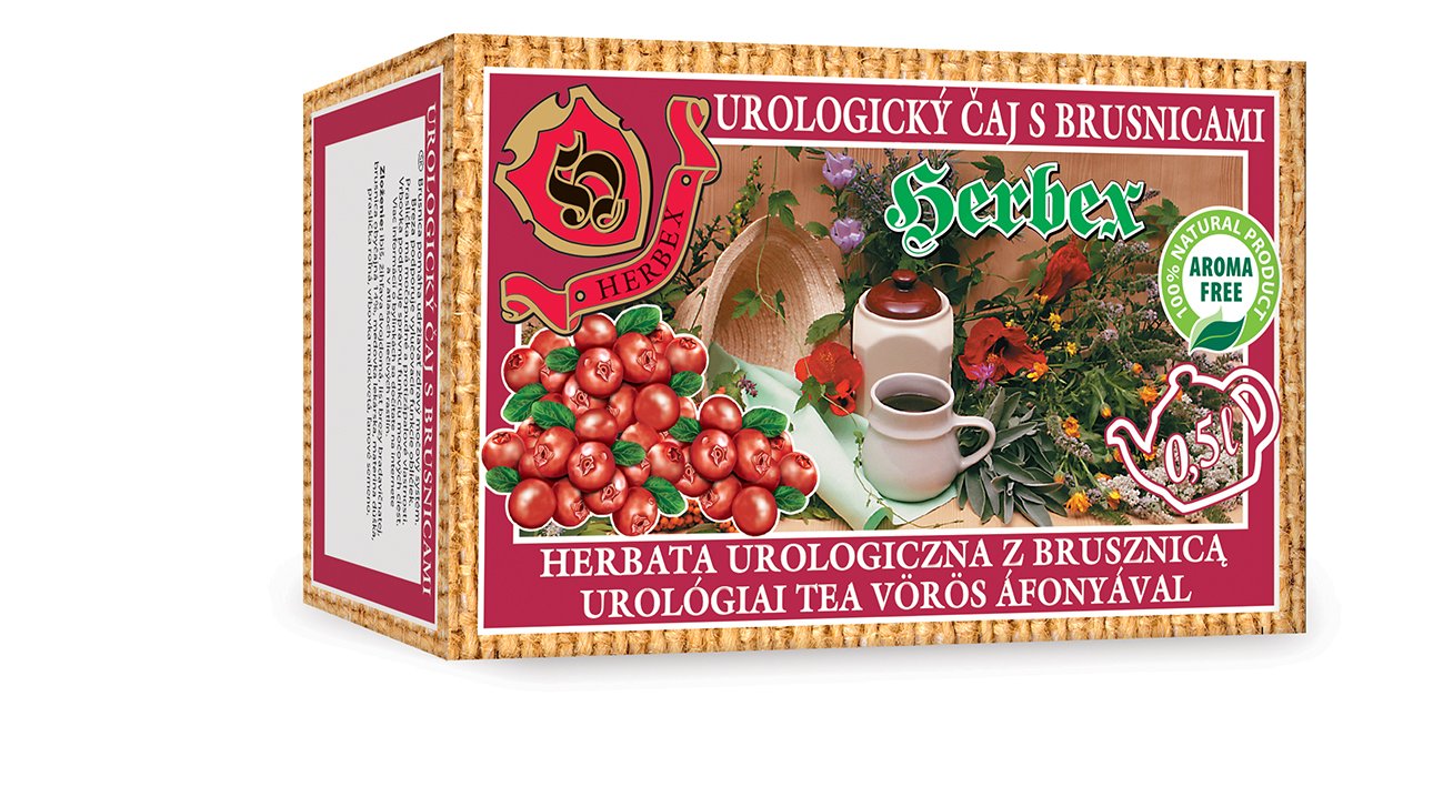 Herbex urologický čaj s brusnicami 60 g - 40963
