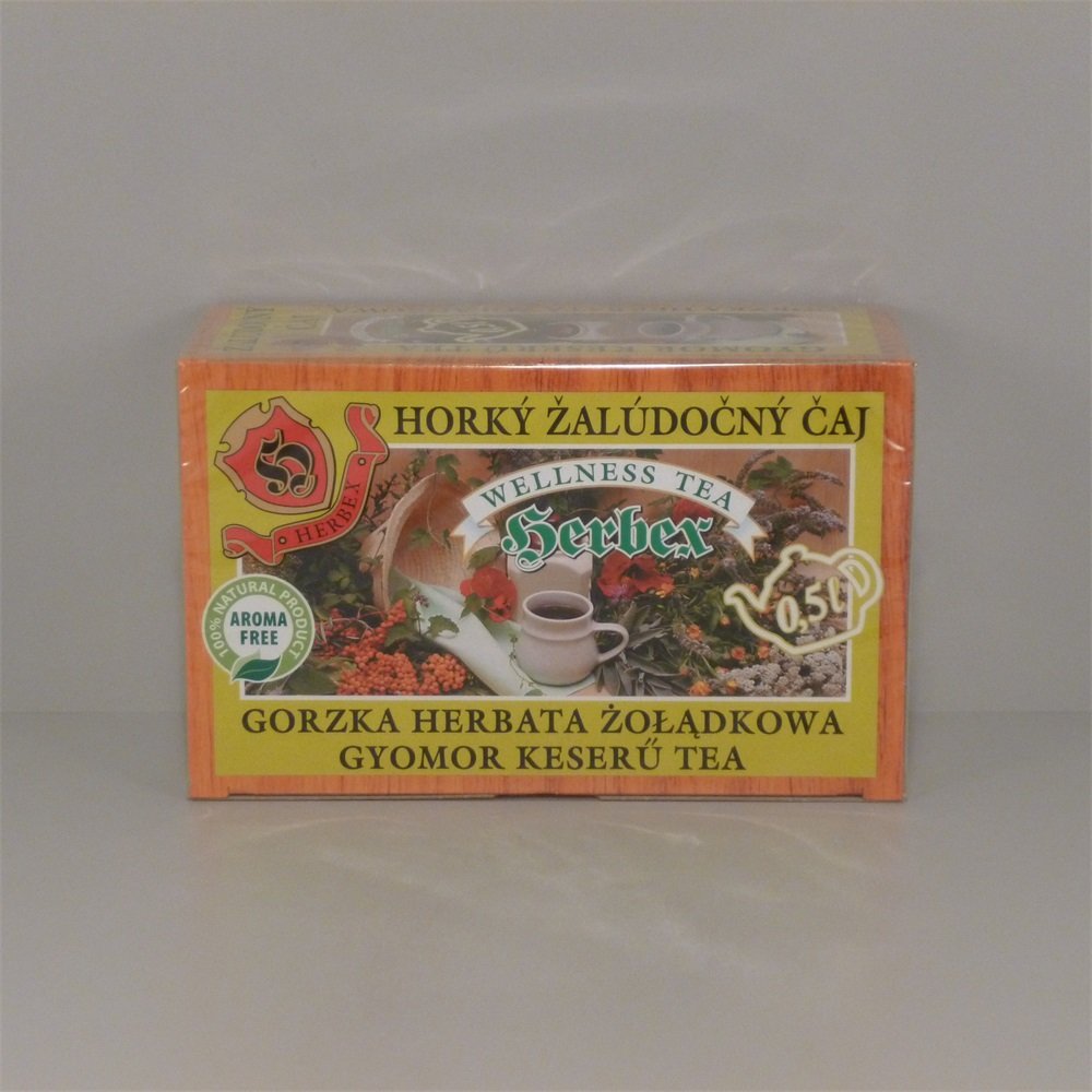 Herbex Žalúdočný horký čaj 20x3g 60 g - 43647
