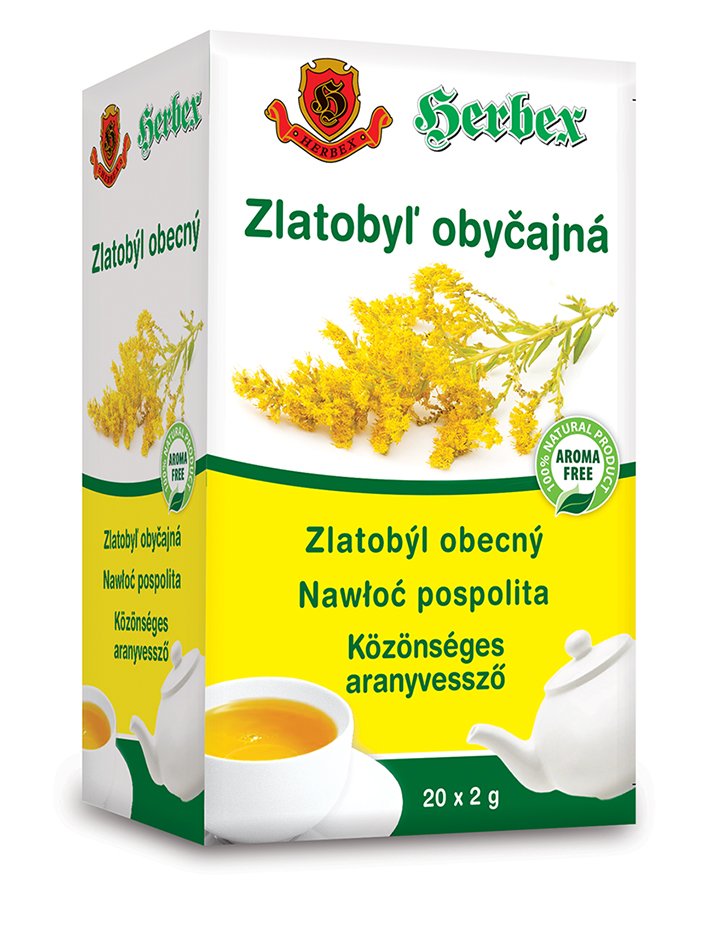 Herbex čaj zo zlatobyle obyčajnej 20×2 g 40 g - 52114